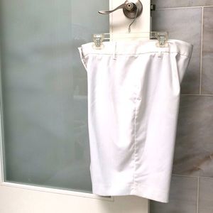 Lined Charter Club white dressy short size 6